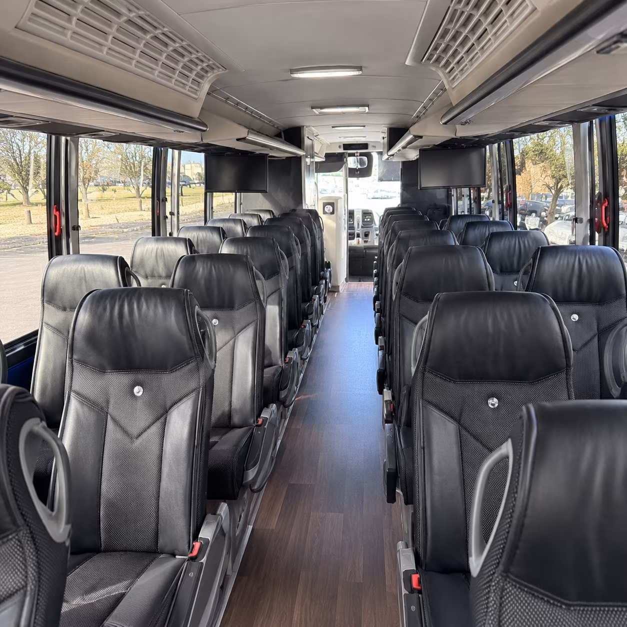 cranston charter bus interior gallery