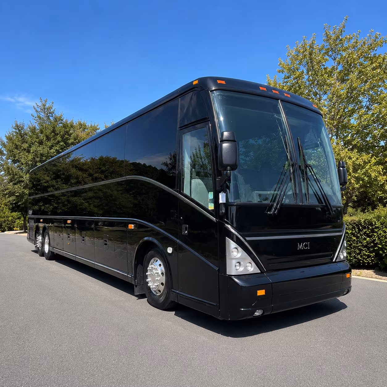 fall river charter bus rental exterior