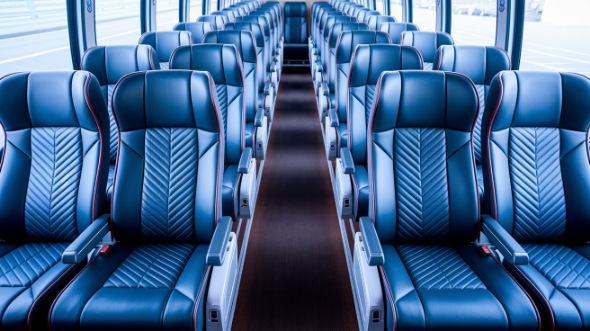 56 passenger charter bus inside warwick