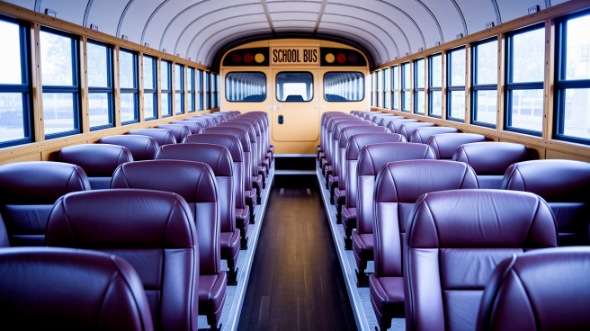 school bus rental interior pawtucket